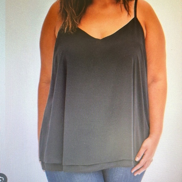 Torrid Sophie Chiffon Semi Sheer Swing‎ Cami Tank Top Plus Women 4x Drapery - Picture 7 of 7